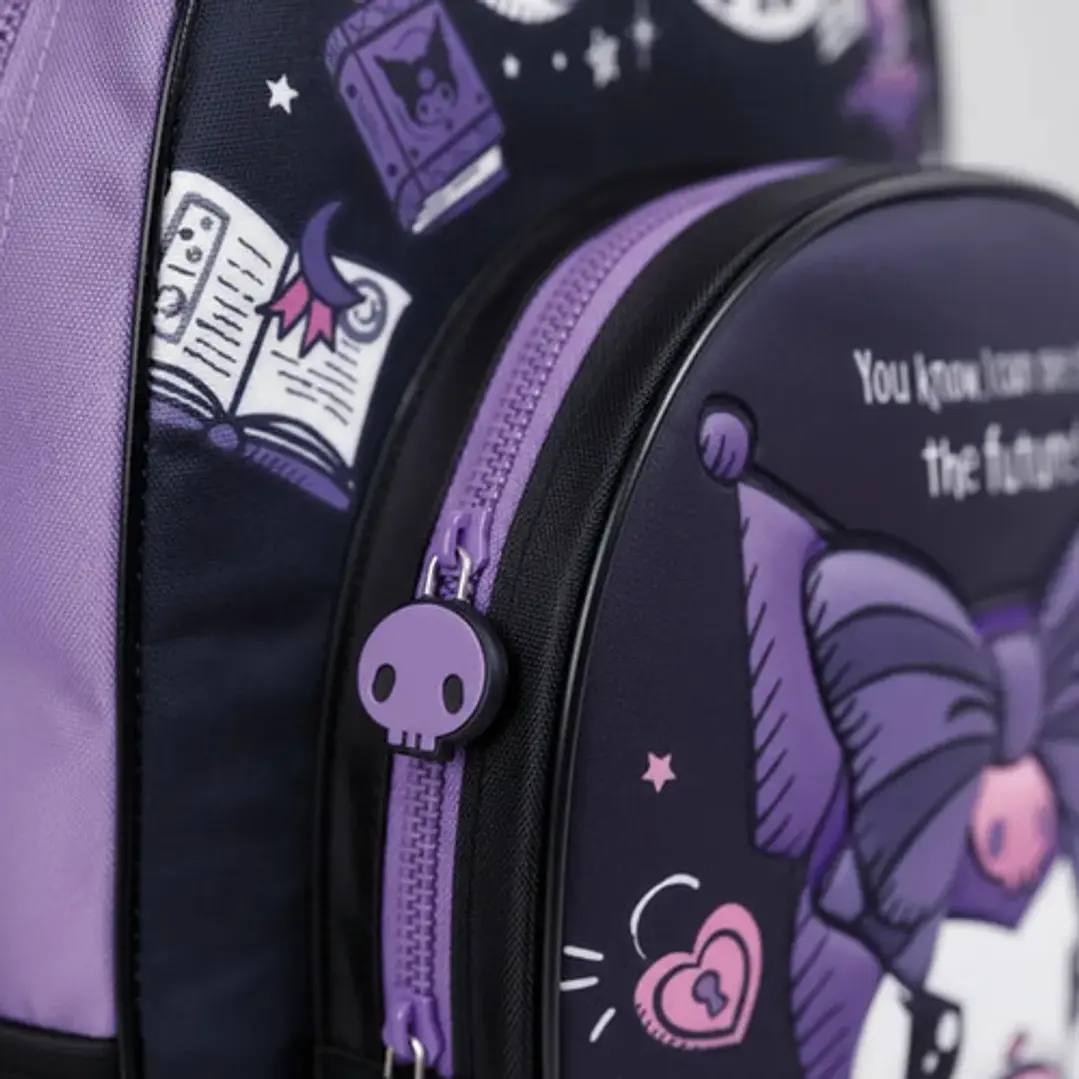 Mochila Kuromi 17 Pulgadas Espalda Fortune Wabro 4
