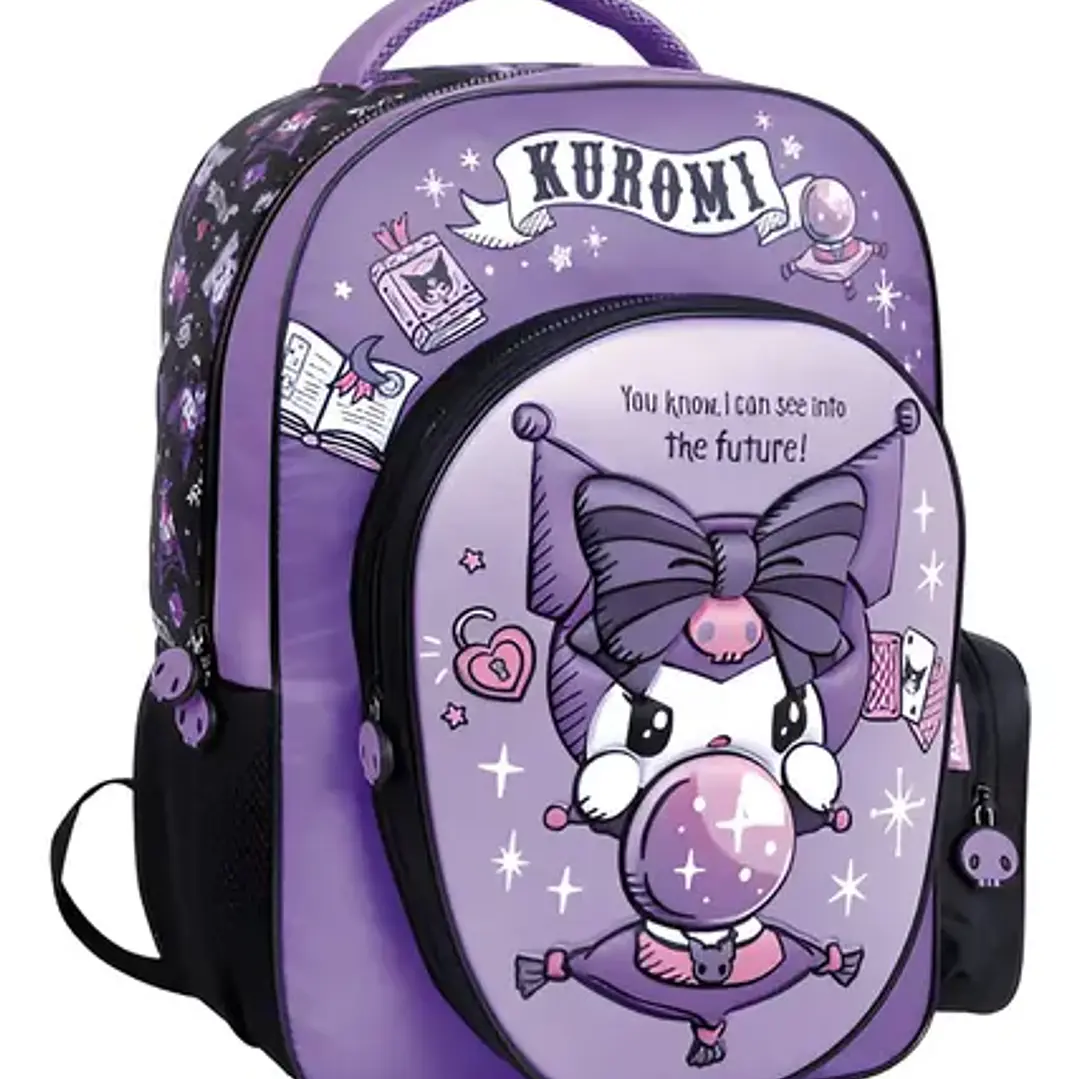 Mochila Kuromi 17 Pulgadas Espalda Fortune Wabro 7