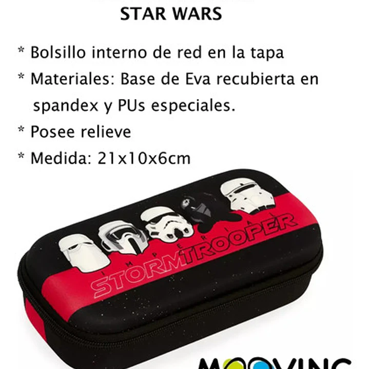 Cartuchera Box Star Wars 3d Mooving 2