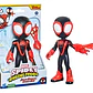 Figura Spidey And His Amazing Friends Miles Morales Hasbro - Miniatura 2