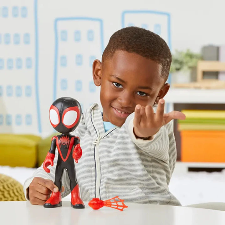 Figura Spidey And His Amazing Friends Miles Morales Hasbro 4