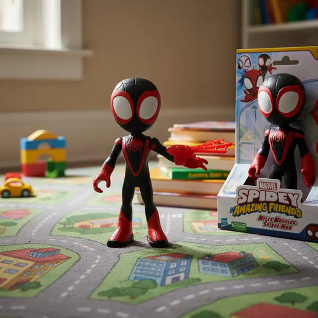 Figura Spidey And His Amazing Friends Miles Morales Hasbro 9
