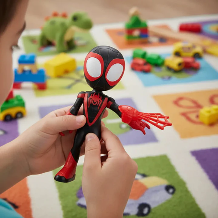 Figura Spidey And His Amazing Friends Miles Morales Hasbro 10
