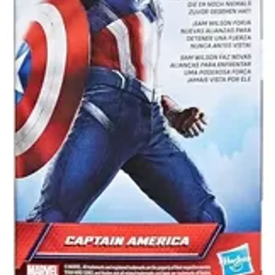 Marvel Figura De Acción Titan Hero Capitán América +4 años 5