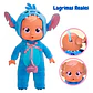 Cry Babies Disney Plush Baby Doll Tiny Cuddles Stitch - Miniatura 6