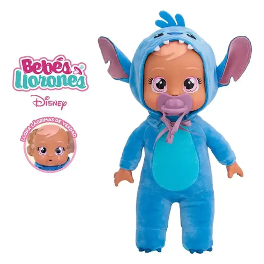 Cry Babies Disney Plush Baby Doll Tiny Cuddles Stitch 7