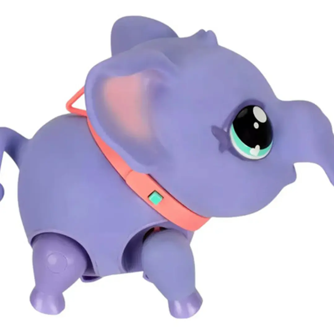 Little Live Pets Elefante Bebe Interactivo Con Accesorios Color Violeta 2