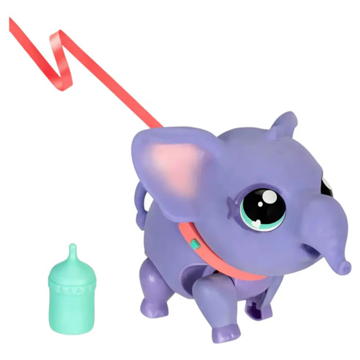 Little Live Pets Elefante Bebe Interactivo Con Accesorios Color Violeta 4