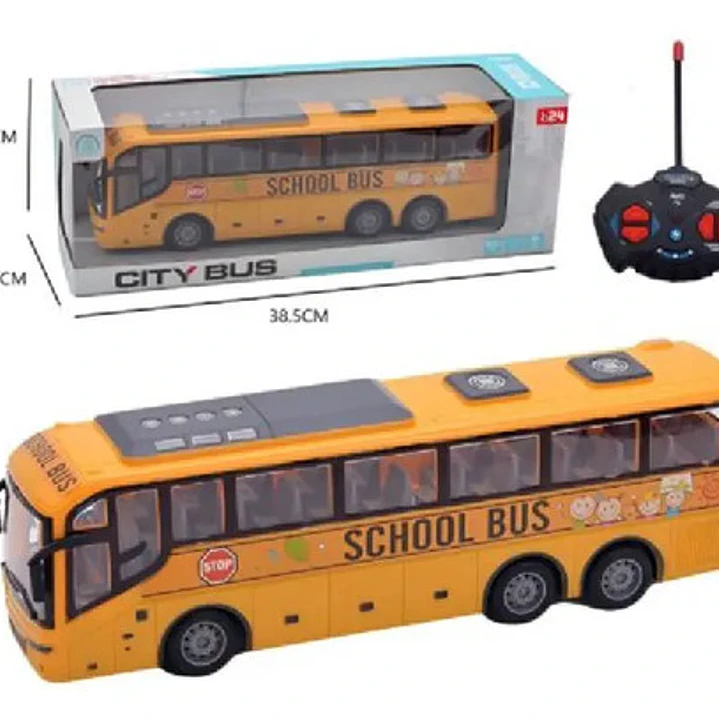 Vehiculo  Micro Bus Colectivo Con Luz A Radio Control 1:24 5