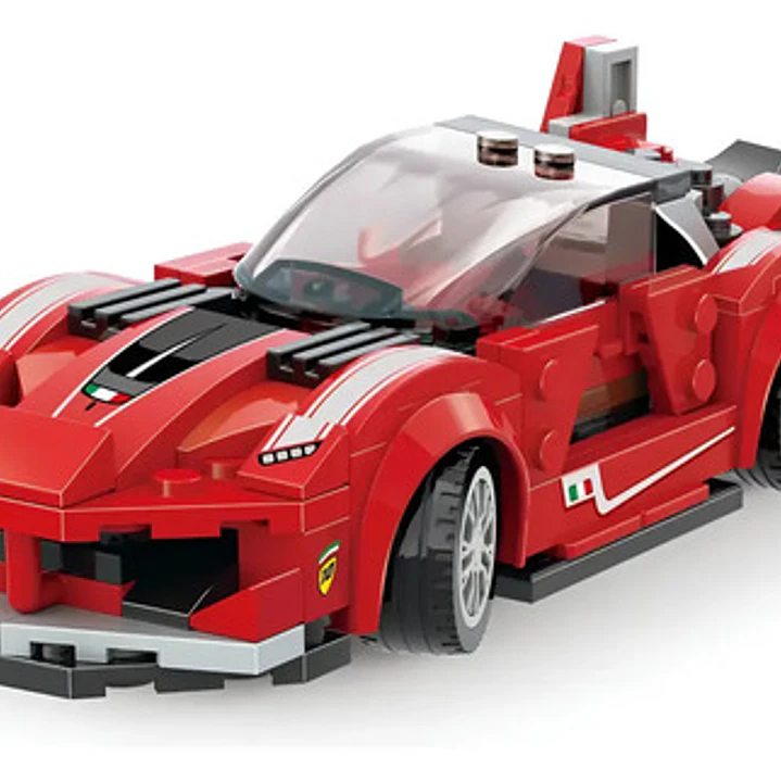 Puzzle 3d Funny Land Supercar 76 151 Piezas Compatible Con Lego 1