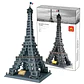Puzzle En Bloques 3d Torre Eiffel Paris 976 Pieza Funny Land - Miniatura 1