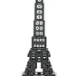 Puzzle En Bloques 3d Torre Eiffel Paris 976 Pieza Funny Land - Miniatura 2