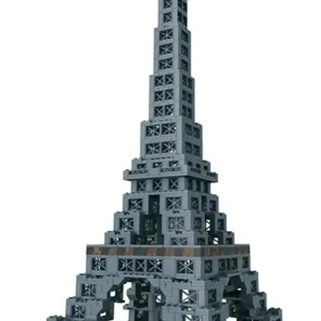 Puzzle En Bloques 3d Torre Eiffel Paris 976 Pieza Funny Land 5