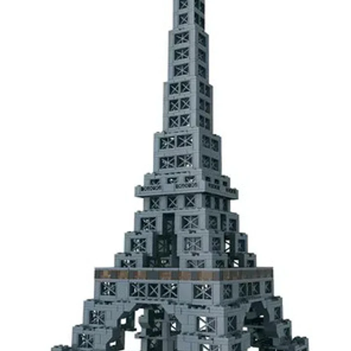 Puzzle En Bloques 3d Torre Eiffel Paris 976 Pieza Funny Land 5
