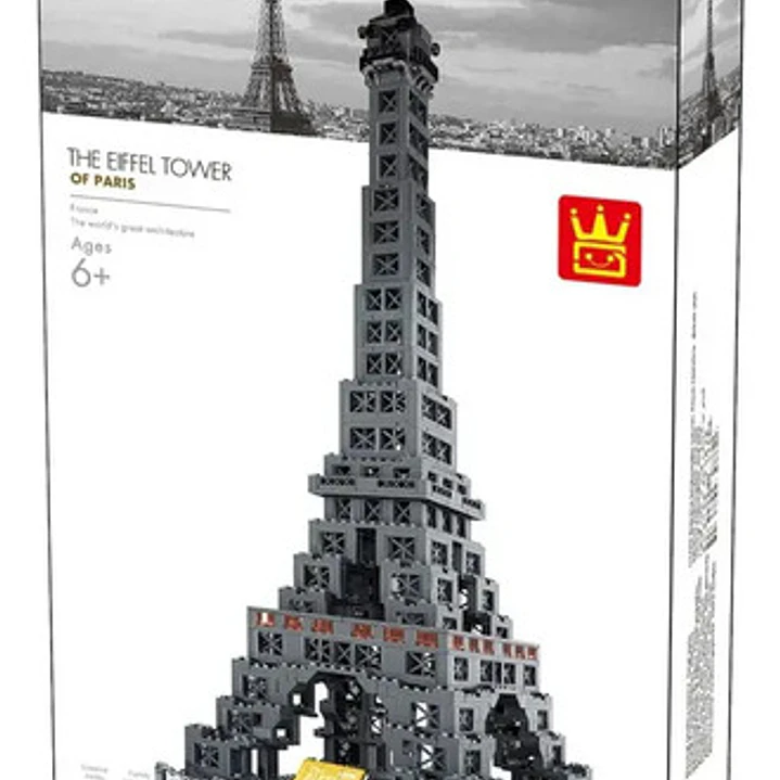 Puzzle En Bloques 3d Torre Eiffel Paris 976 Pieza Funny Land 6