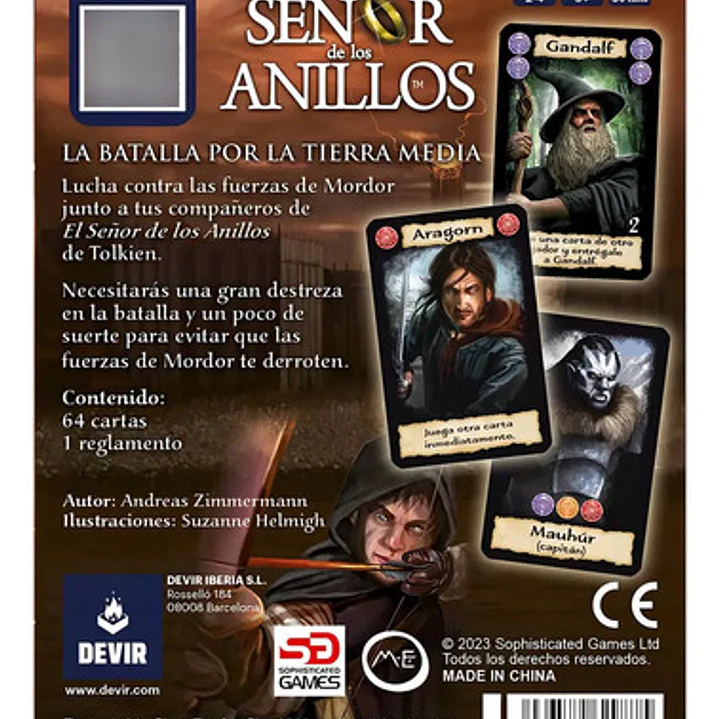 Juego El Señor De Los Anillos Batalla X Tierra Media Devir 6