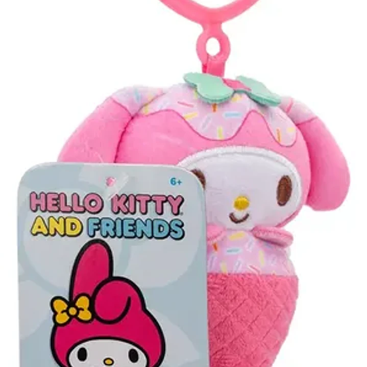 Kitty Friends Llavero Helado Peluche 10 Cm Surt Int Hkt0012 Color Melody 2