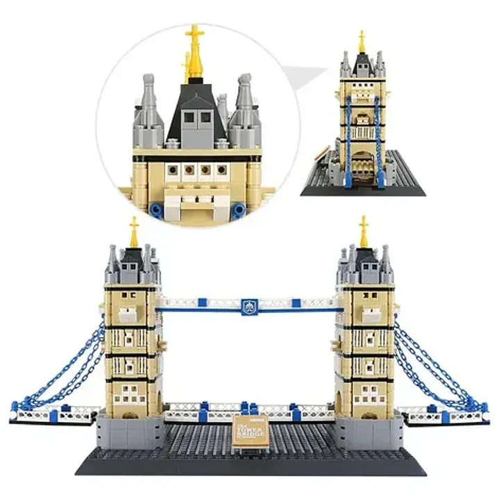 Rompecabezas 3d Tower Bridge Londres 970 Piezas Plástico Funny Land 2