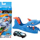 Pista Hot Wheels City Lanzadores Tiburon Mattel Gvf41 Azul Marino - Miniatura 1