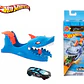 Pista Hot Wheels City Lanzadores Tiburon Mattel Gvf41 Azul Marino - Miniatura 4