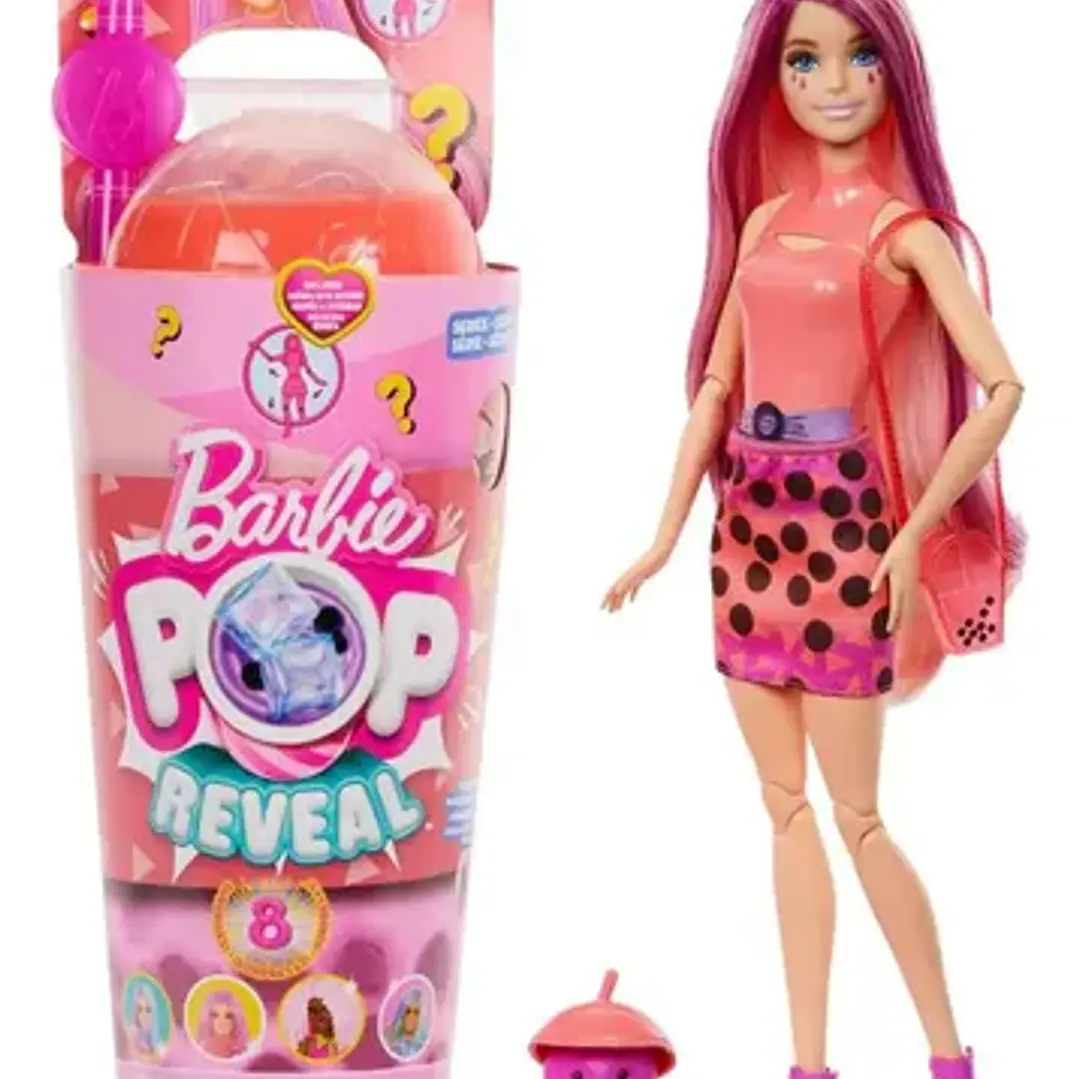 Barbie Pop Reveal Muñeca Boba Tea Mango Mochi 1
