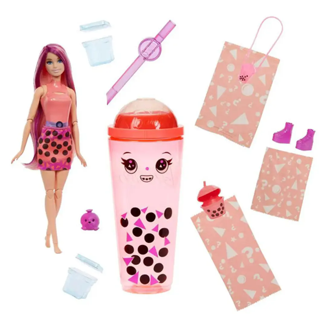 Barbie Pop Reveal Muñeca Boba Tea Mango Mochi 2