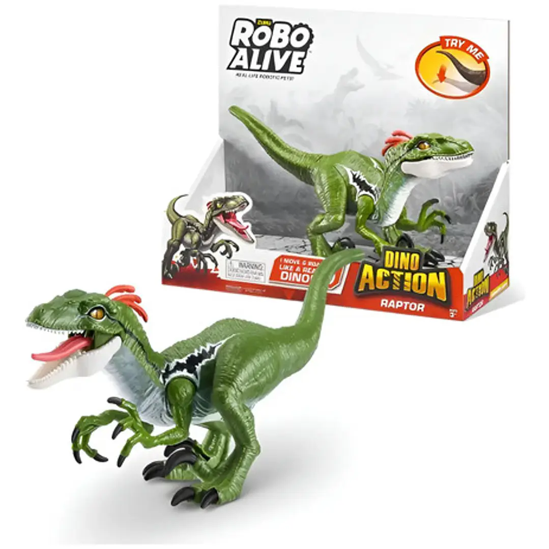 Robo Alive Dino Action Raptor Dinosaurio Electronico Juguete 1