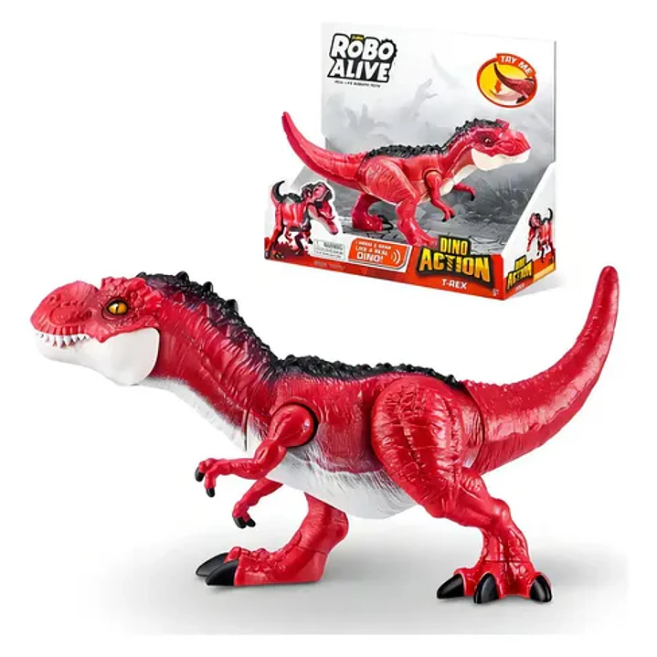 Robo Alive Dino Action Dinosaurio C/ Sonidot-rex Zuru 1