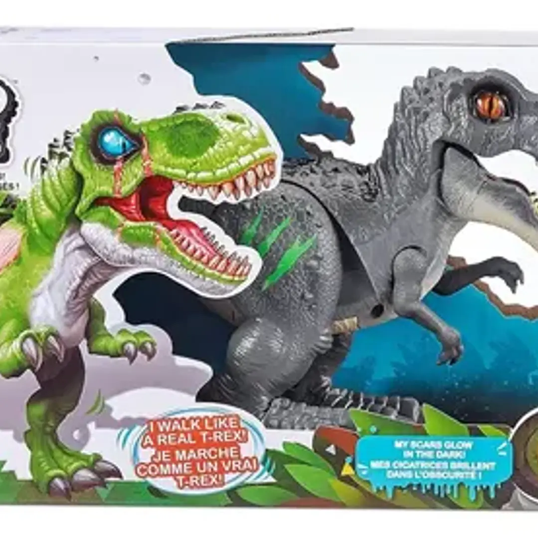 Dinosaurio T-rex Con Sorpresa Robo Alive Zuru 1