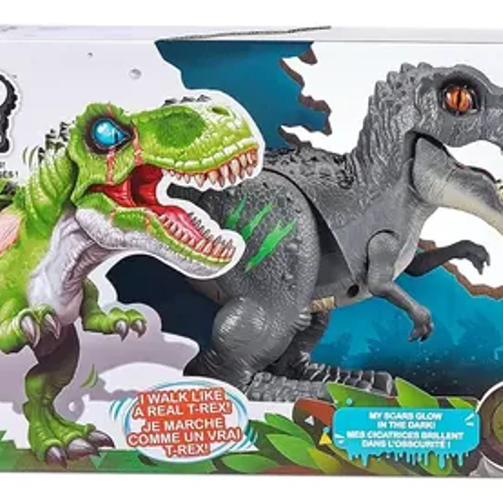 Dinosaurio T-rex Con Sorpresa Robo Alive Zuru 1