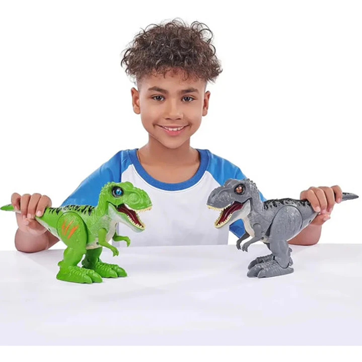 Dinosaurio T-rex Con Sorpresa Robo Alive Zuru 4