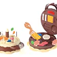 Set De Masas Pasteles & Postres 23 Piezas - Enki Color Pasteles Y Postres - Miniatura 2