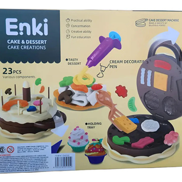 Set De Masas Pasteles & Postres 23 Piezas - Enki Color Pasteles Y Postres 3