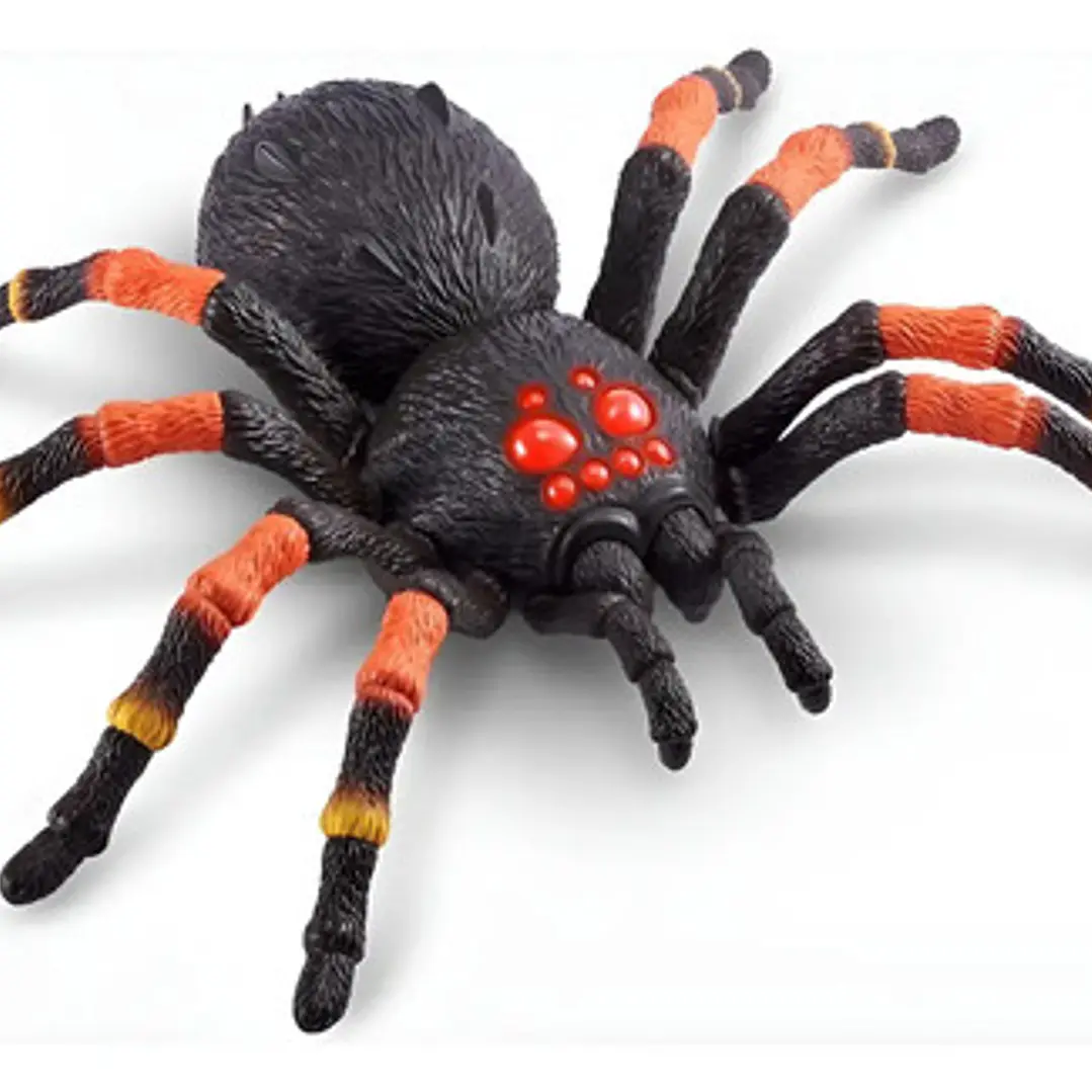 Tarántula Robótica Negro Robo Alive 38 Cm Camina Pilas Tarántula Gigante 1