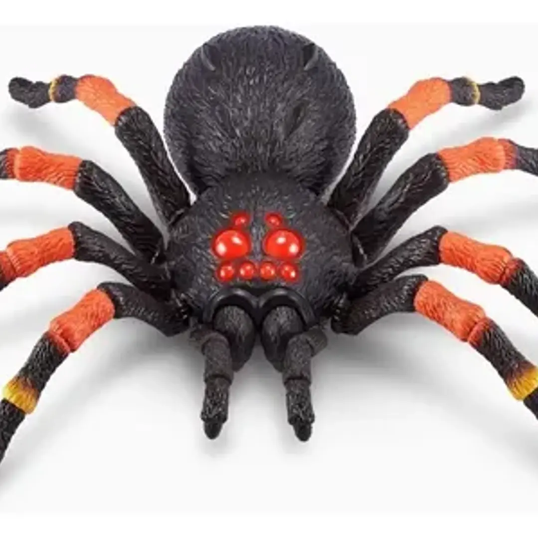 Tarántula Robótica Negro Robo Alive 38 Cm Camina Pilas Tarántula Gigante 2