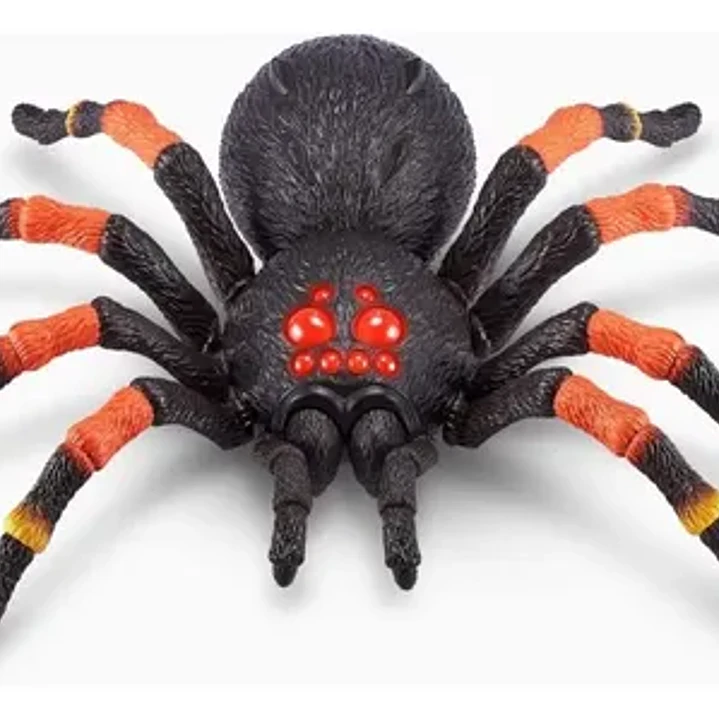 Tarántula Robótica Negro Robo Alive 38 Cm Camina Pilas Tarántula Gigante 2