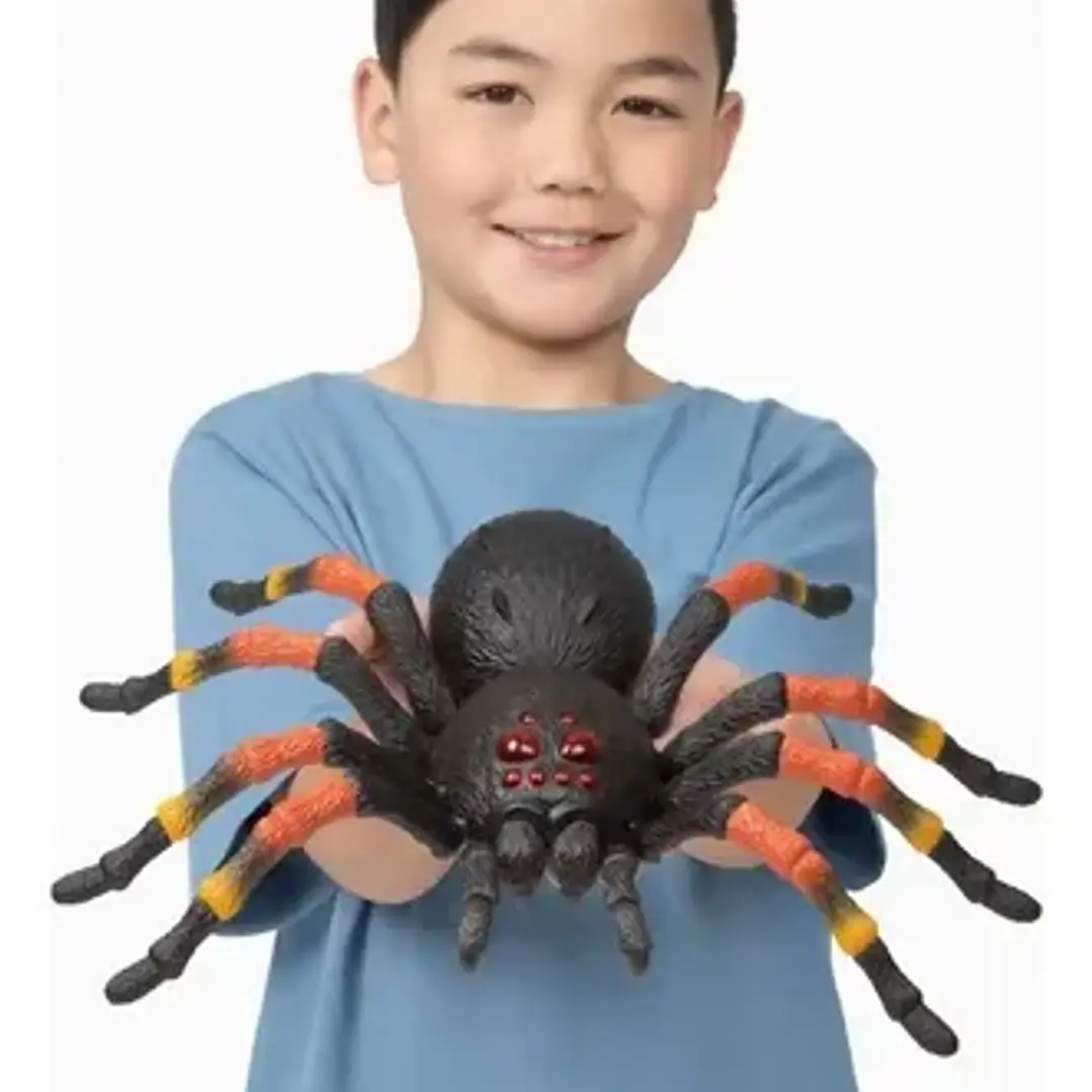 Tarántula Robótica Negro Robo Alive 38 Cm Camina Pilas Tarántula Gigante 3