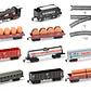 Tren A Escala Rail King Clásico Con 9 Vagones Y Vías - Miniatura 2