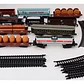 Tren A Escala Rail King Clásico Con 9 Vagones Y Vías - Miniatura 3