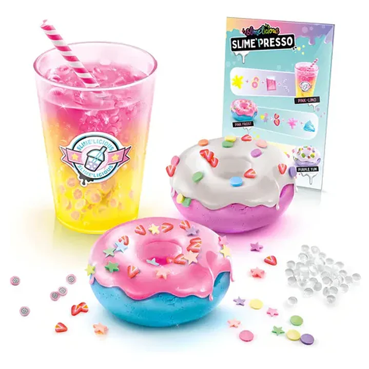 So Slime Diy Playset 20cm Slimelicious Bebidas Y Donas Slime 3