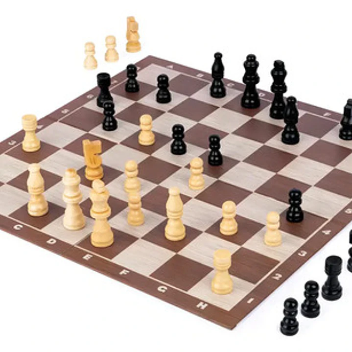 Juego Ajedrez Clasico Fichas Tablero Plegable Spin Master 2