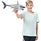Tiburon Blanco Realista Interactivo Robo Alive Zuru - Miniatura 4