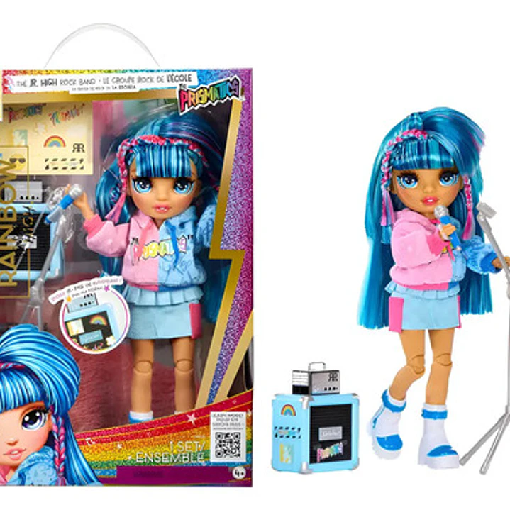 Muñeca Rainbow High Jr High Rock Band Skyler Original 1