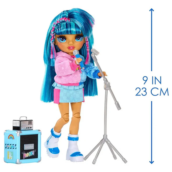 Muñeca Rainbow High Jr High Rock Band Skyler Original 3