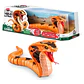 Serpiente Cobra Robótica Robo Alive Movimiento Realista Niños 5+ Naraja - Miniatura 1
