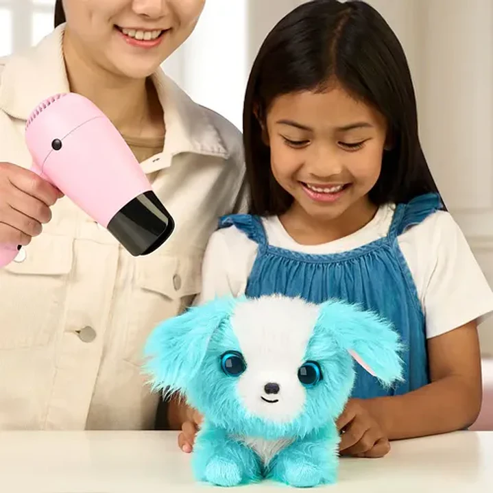 Scruff A Luvs Pets Peluche Tierno C/acc Int 30327 Color Celeste 5