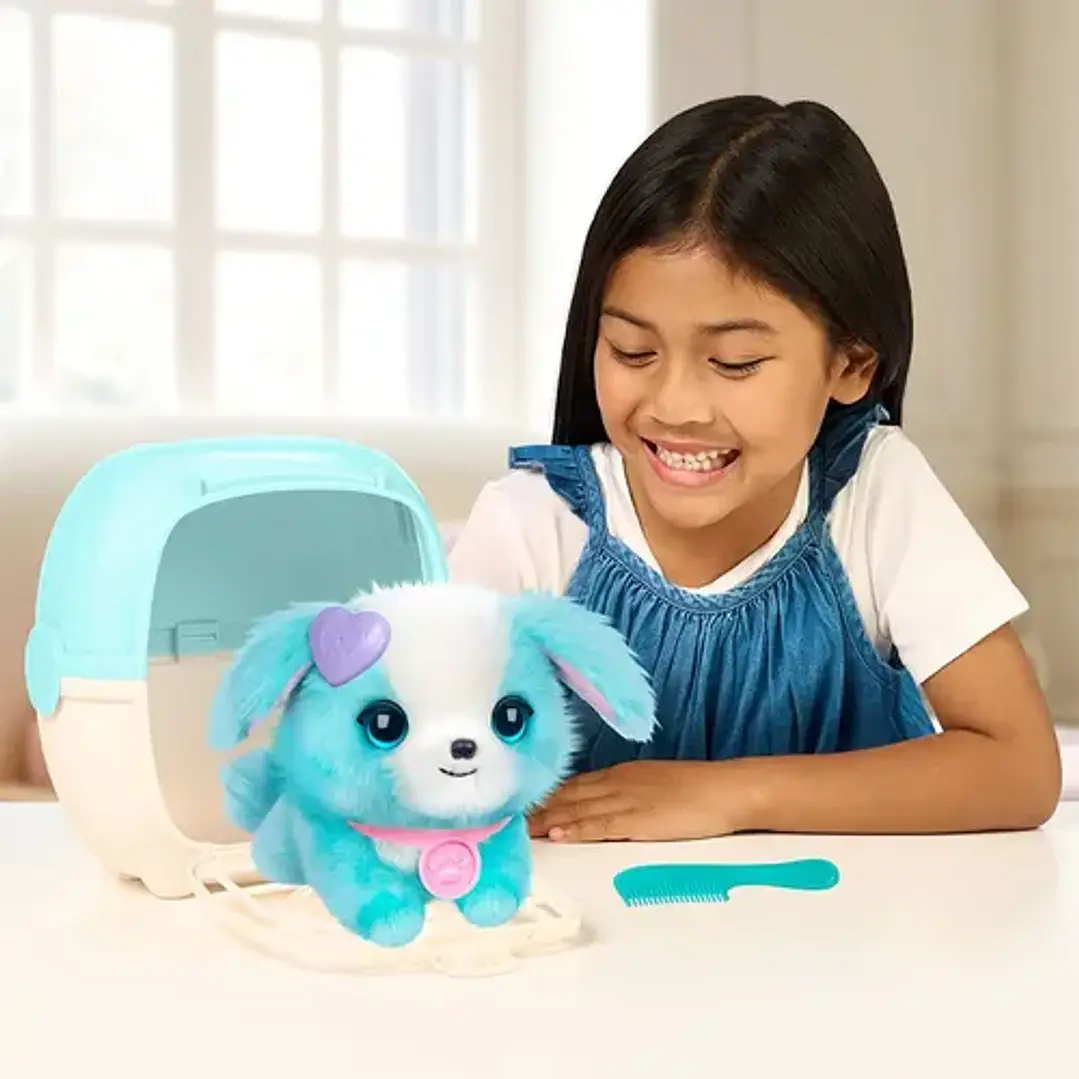 Scruff A Luvs Pets Peluche Tierno C/acc Int 30327 Color Celeste 6