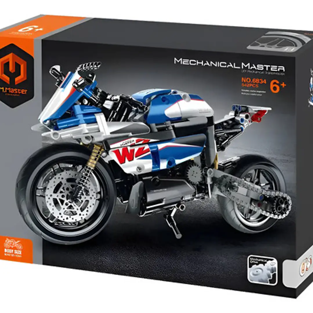 Moto Para Armar 542 Piezas Bloques P/armar Ft148 Calidad Premium Motocicleta 1