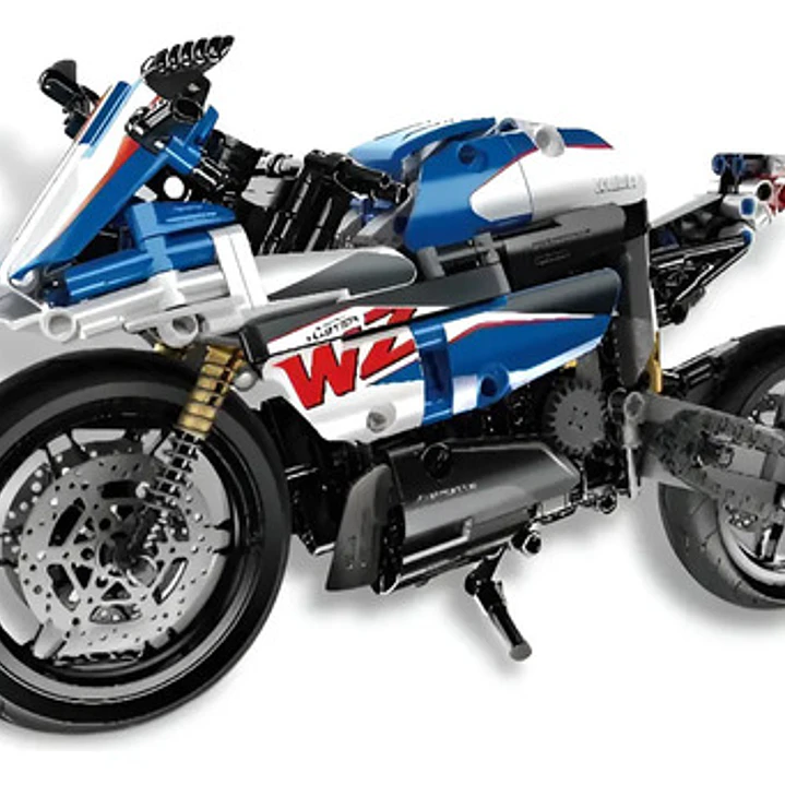 Moto Para Armar 542 Piezas Bloques P/armar Ft148 Calidad Premium Motocicleta 2