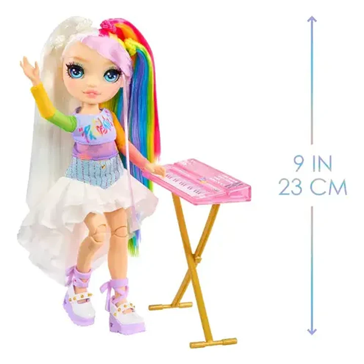 Muñeca Rainbow High Jr High Rock Band Amaya Raine 3